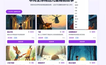 网站推荐:BeddyStories儿童睡前故事精选（完全免费，无需注册）