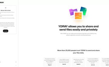 网站推荐:YDRAY 文件传输(一款发送、传输和分享大文件的网站。支持最大 10GB 的文件传输，且完全免费)