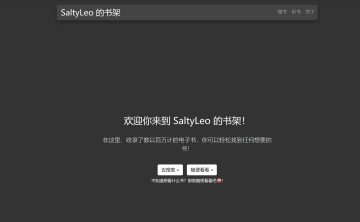 网站推荐:SaltyLeo 的书架(电子书聚合搜索服务)几乎没有搜不到的资源了