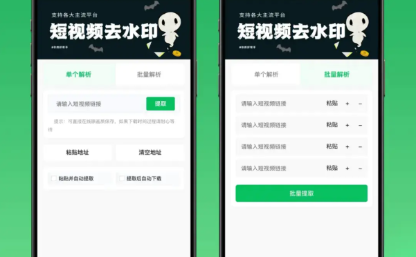 2026最新去水印小程序源码 v1.6.5 带流量主