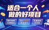 适合一个人做的好项目，操作简单长期稳定，日入500＋自动运行，实操落地好项目【揭秘】