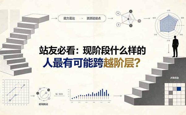 付费文章:站友必看:现阶段什么样的人最有可能跨越阶层?