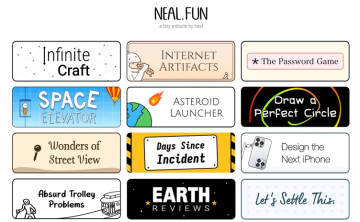 网站推荐:Neal.fun – 奇奇怪怪的小游戏网站